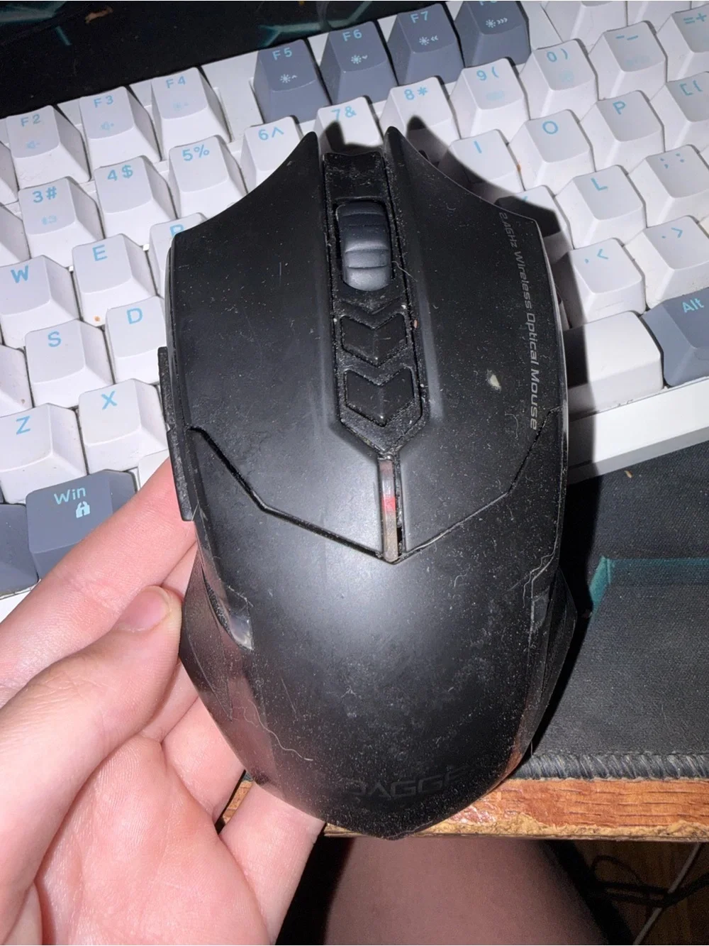 Replacement Black Mouse Shell Top Cover - Compatible Laptop/PC Mouse